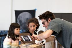 Educator helps young learners through the Moon Adventure Game