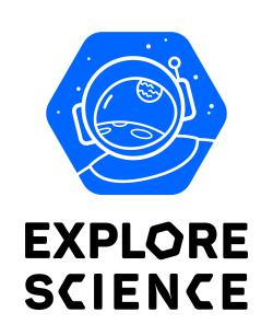 Voyage Explore Science vertical logo