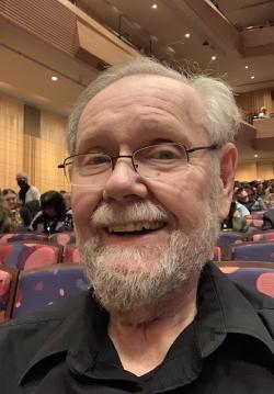 Larry Bell at a New York Philharmonic concert