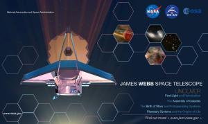 Example poster of James Webb Space Telescope