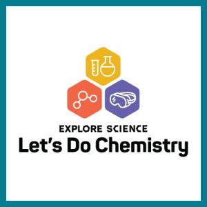Let's do chemistry logo square with teal border