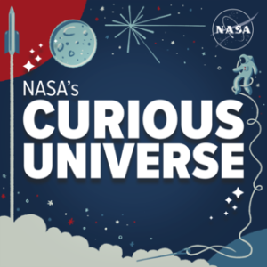 NASA's curious universe podcast logo
