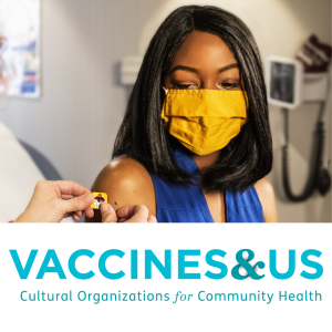 Smithsonian VaccinesandUS image of masked woman getting bandaid after vaccine.png