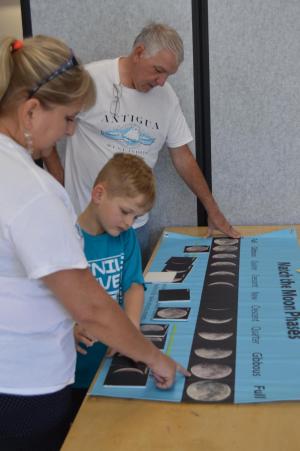 Pensacola MESS Hall Observe the Moon 2022 - Participants Review Moon Phases Banner