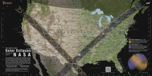 Solar eclipse map showing where the Moon’s shadow will cross the U.S. during the 2023 annular solar eclipse and 2024 total solar eclipse