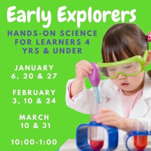 Early Explorers Program - Young Girl Doing a Science Experiment