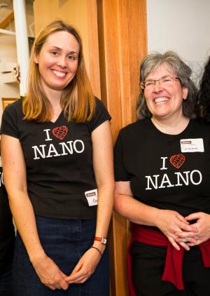 Rae Ostman  and Catherine McCarthy at a NanoDays event in 2011