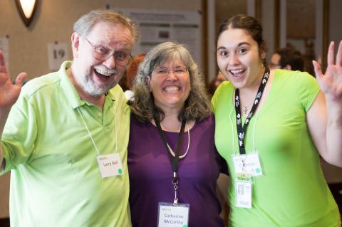Larry Bell Catherine McCarthy Christina Leavell in 2014