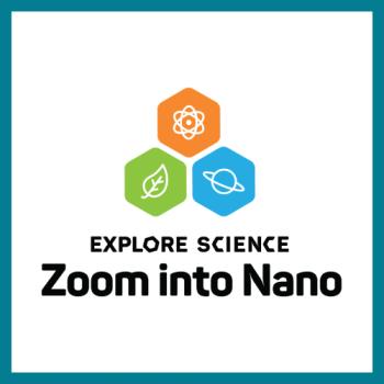 Zoom into Nano logo square with teal border