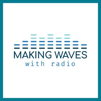 Making Waves logo in a teal square 