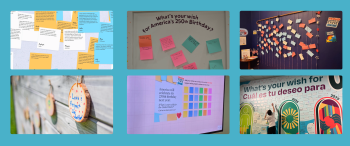 America 250 Host a Wish Wall collage of wish walls courtesy of Made By Us.png