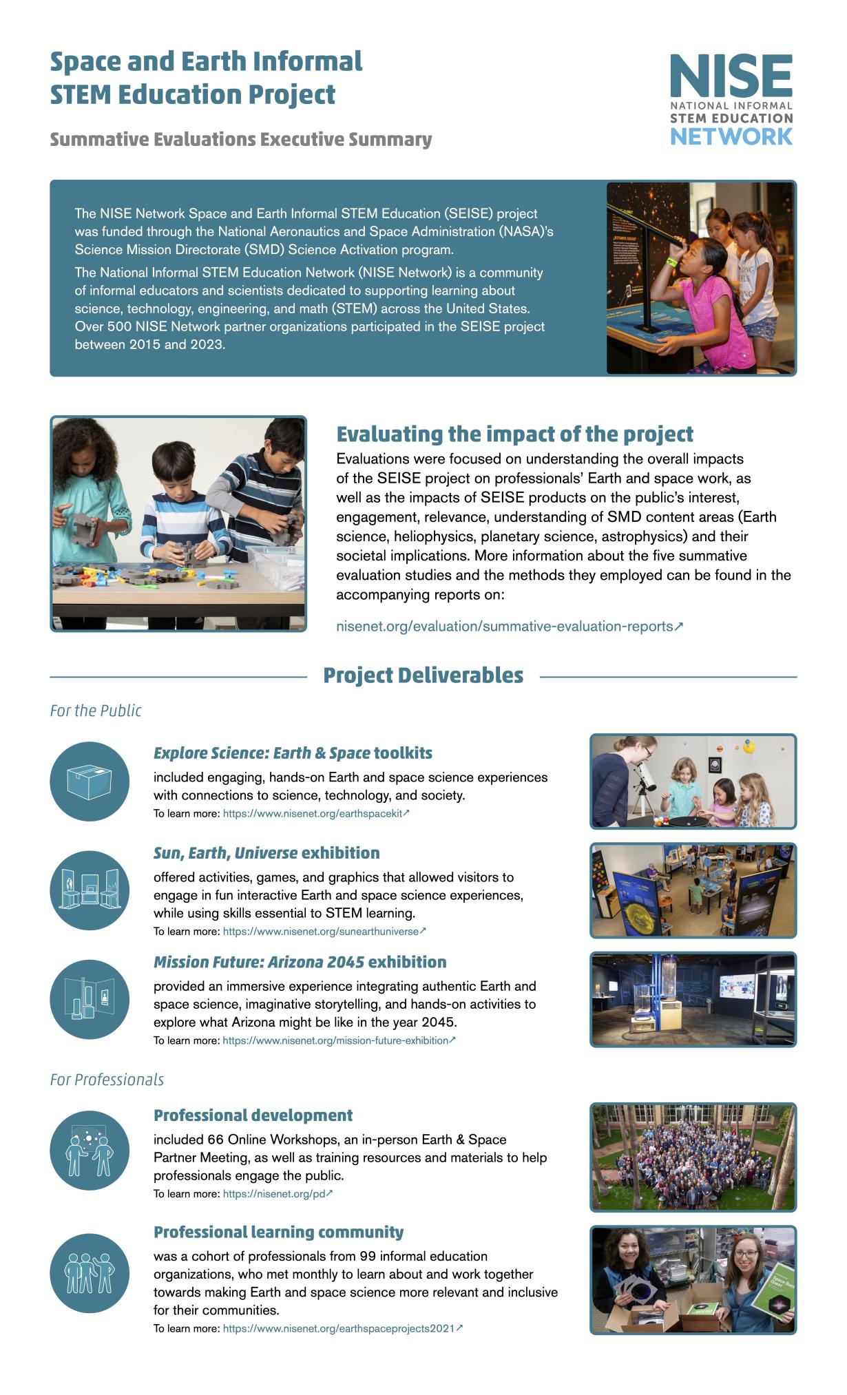 SEISE Project Evaluation Executive Summary Full revised March 2024 page 1