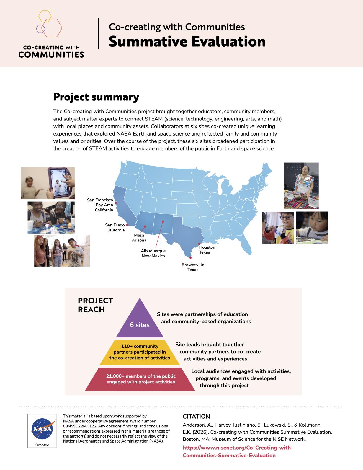 Co-Creating with Communities Summative Evaluation Report  - Executive Summary - May 2026 page 1