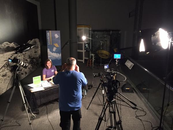 Explore Science: Earth & Space toolkit training videos filming