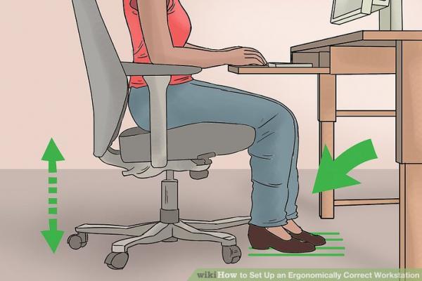 wikihow creative commons Set-Up-an-Ergonomically-Correct-Workstation