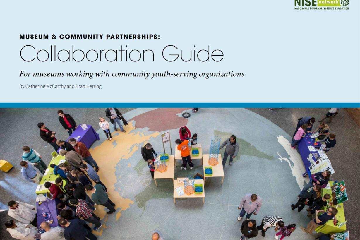cover of the collaboration guide on blue background