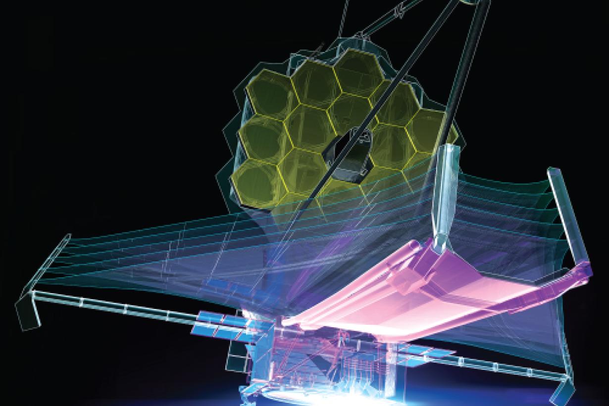 Square version of the JWST poster