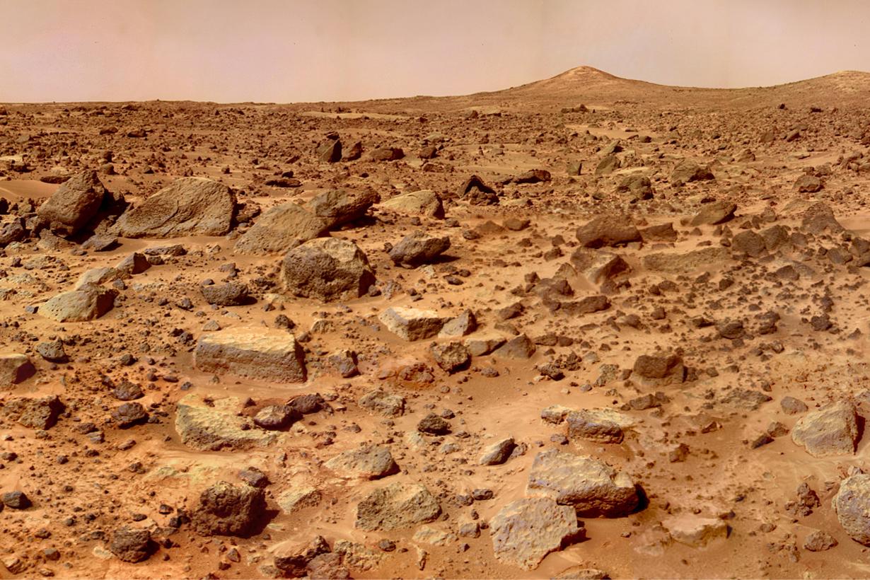 mars panorama photo from pathfinder