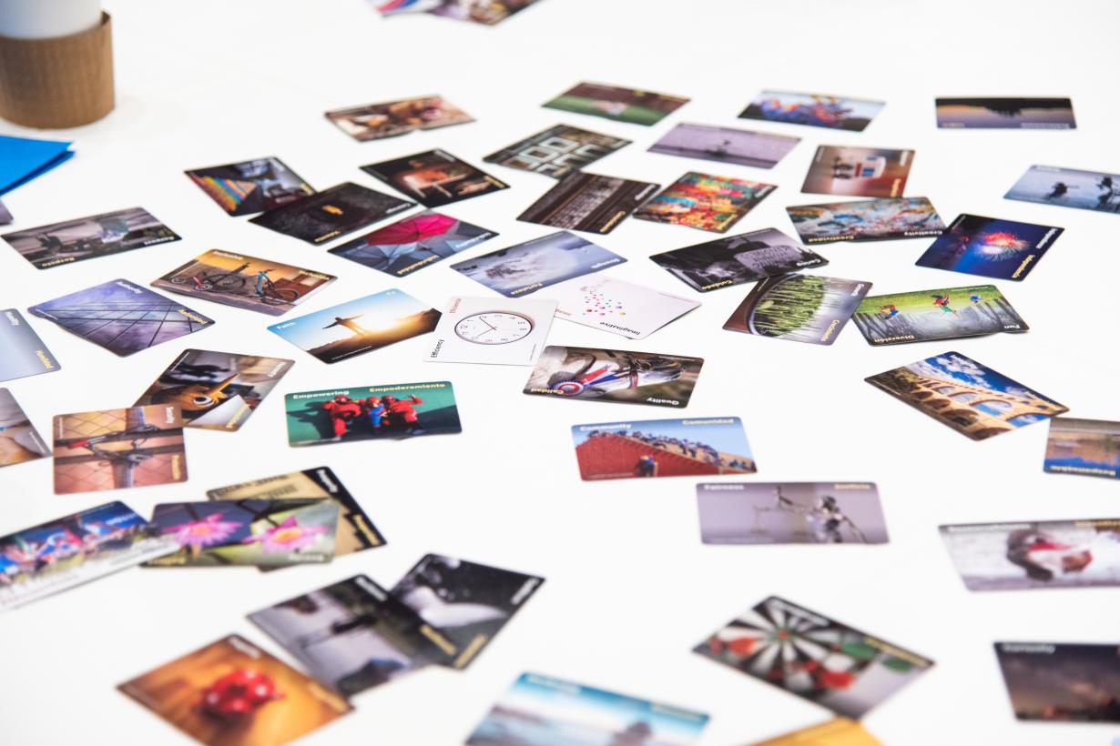 What Values do you share conversation starter activity used at a professional meeting