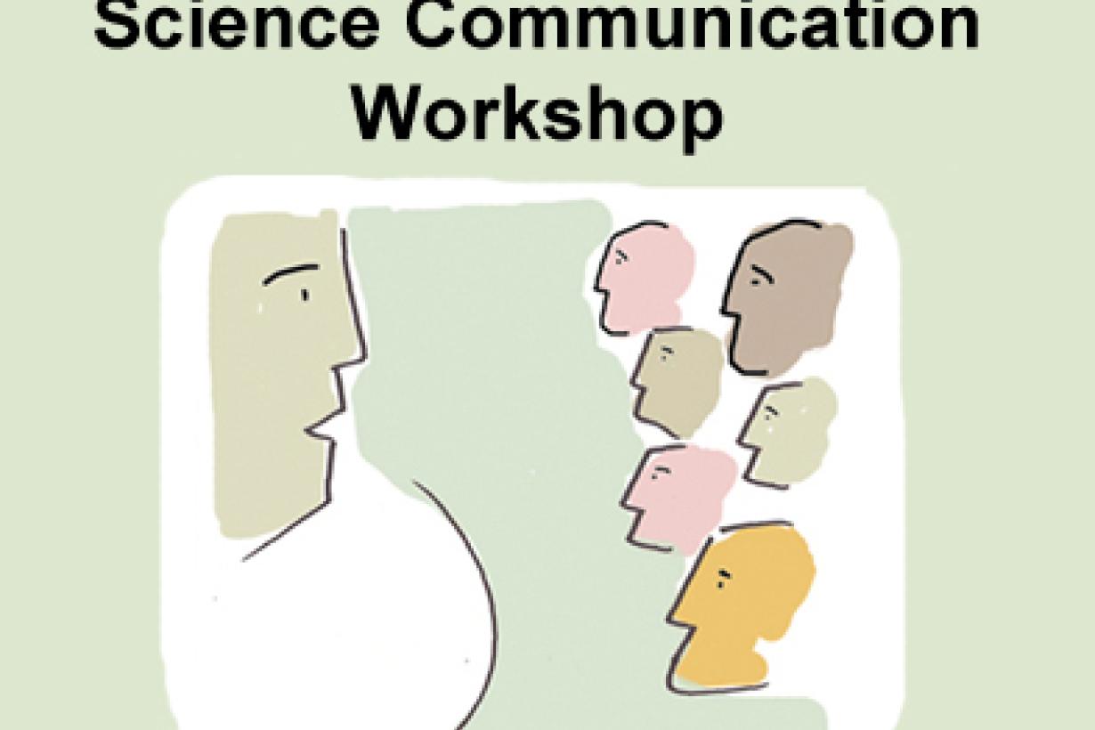 Science Communication Workshop Title Card