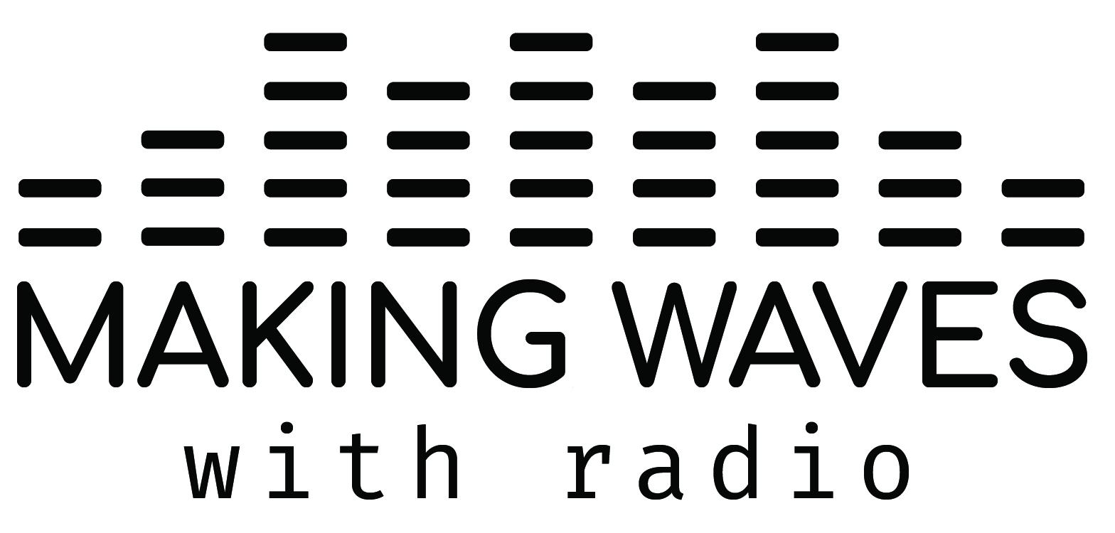 Making Waves with radio logo black and white JPG