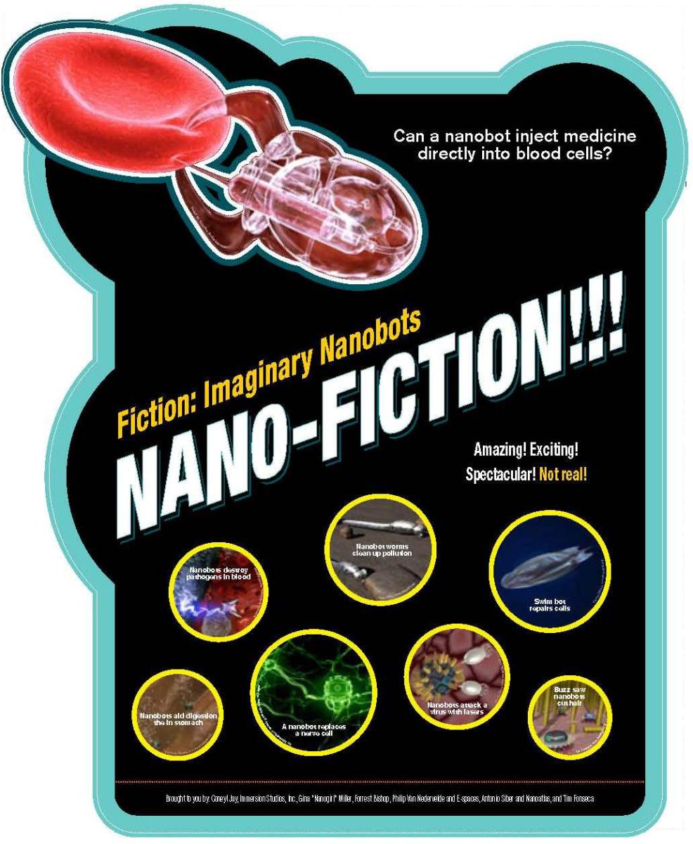 A panel about nano-fiction from the Fact or Fiction exhibit