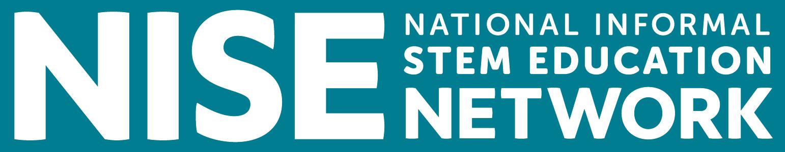 NISE Network logo - horizontal with dark blue background 