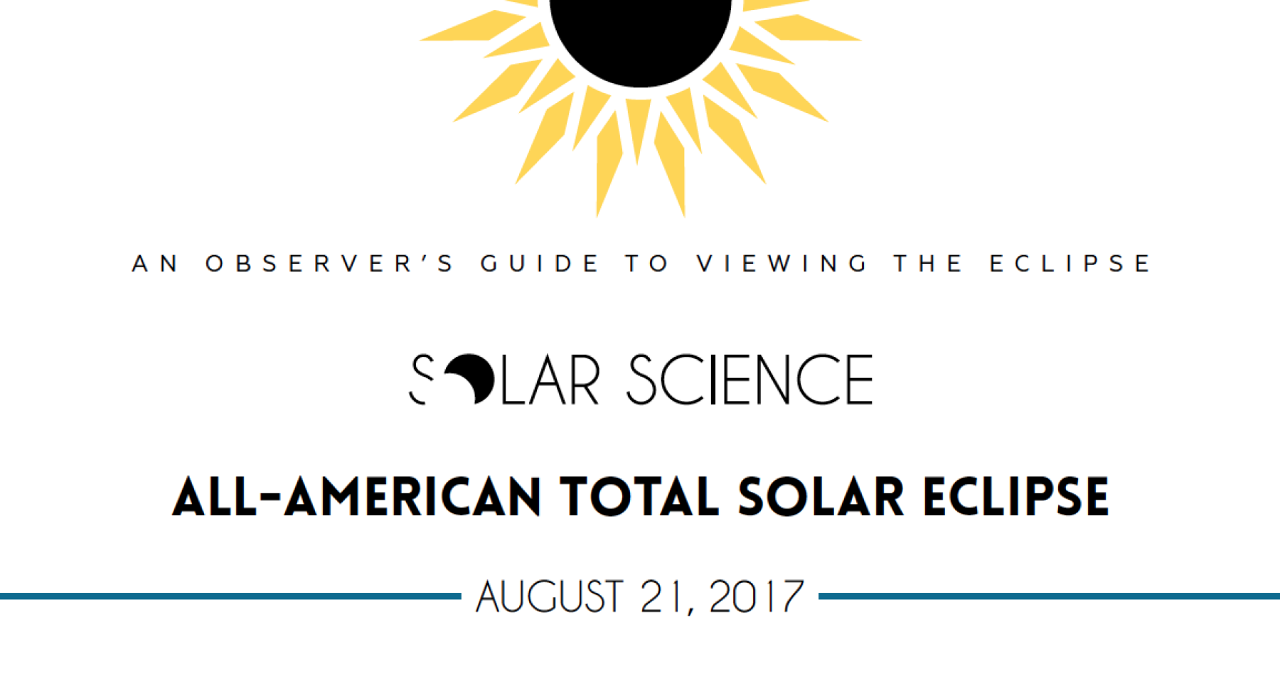 Image of a paper insert promoting the August 2017 solar eclipse