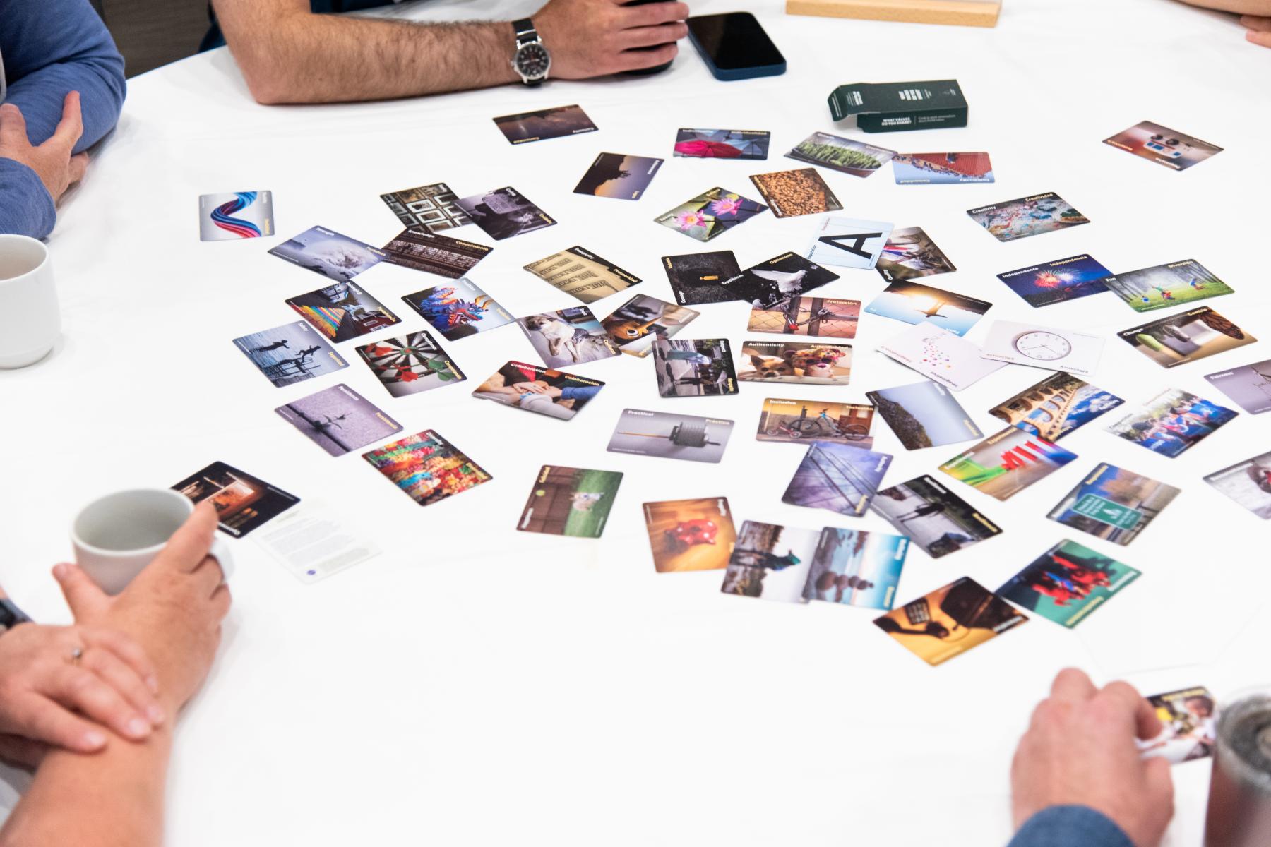 What Values do you share conversation starter activity used at a professional meeting