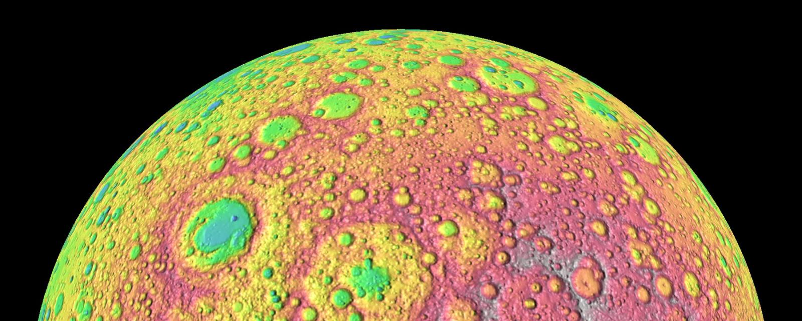 representational image of lunar surface 