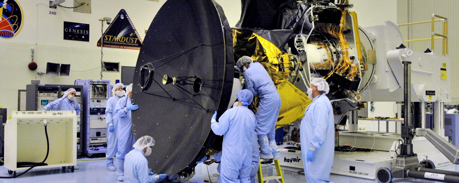 NASA scientists put together the Mars Reconnaissance Orbiter