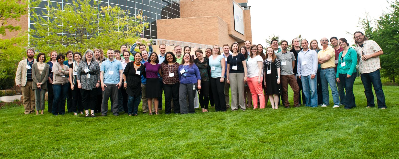 Professional meeting group photo